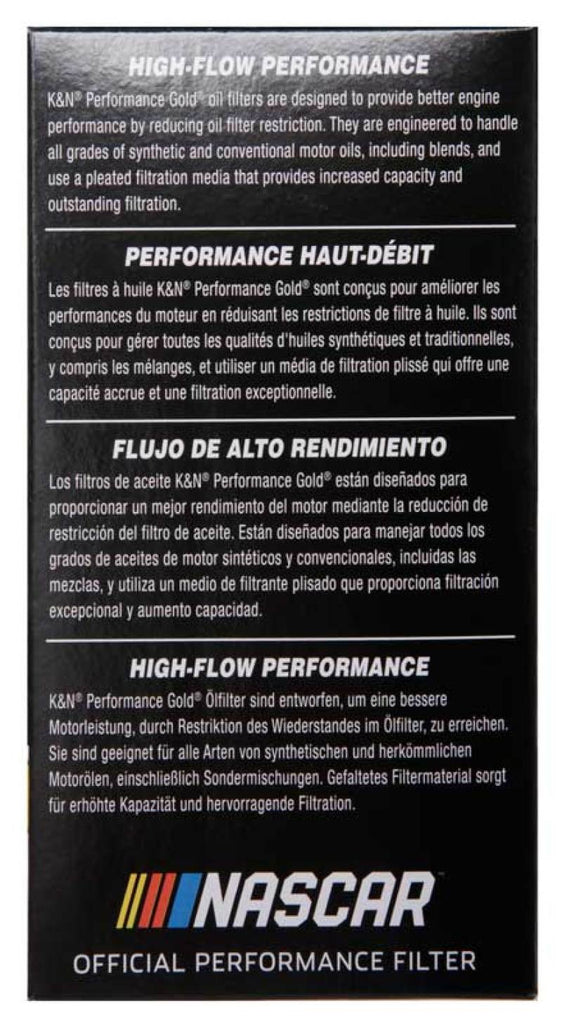 K&N Oil Filter OIL FILTER AUTOMOTIVE high-flow performance information, NASCAR official filter, performance car parts, DTX Performance
