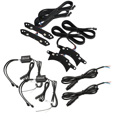 Oracle 15-21 Dodge Challenger RGB+W Headlight DRL Upgrade Kit - ColorSHIFT+W for performance car parts by veteran owned shop