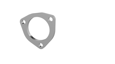 QTP 2.5in Weld-On QTEC 3 Bolt Flange, performance car parts, DTX Performance, high performance auto parts, aftermarket performance parts