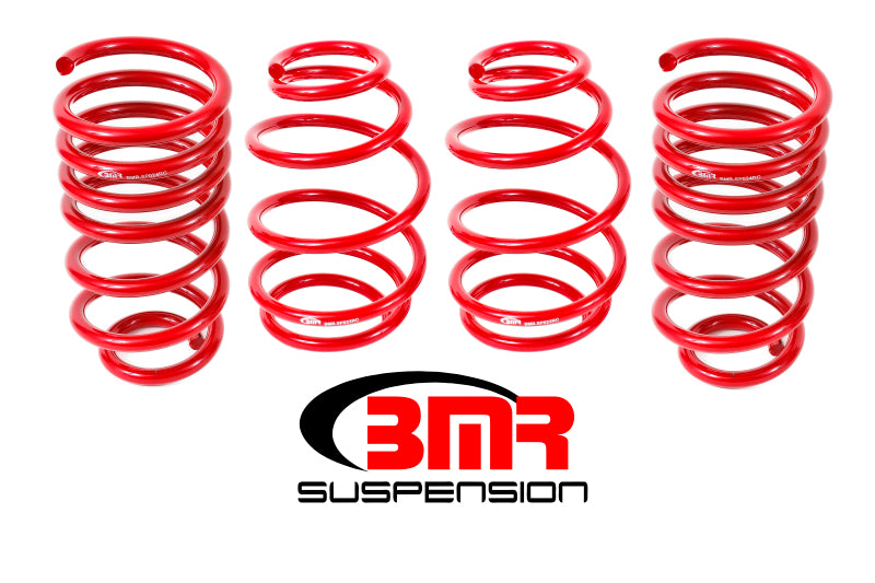 BMR 10-15 5th Gen Camaro V8 Lowering Spring Kit (Set Of 4) - Red - DTX Performance