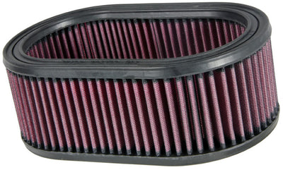 K&N Oval Air Filter - 8-7/8in L 5-1/4in W 3-1/4in H for high performance engine upgrades