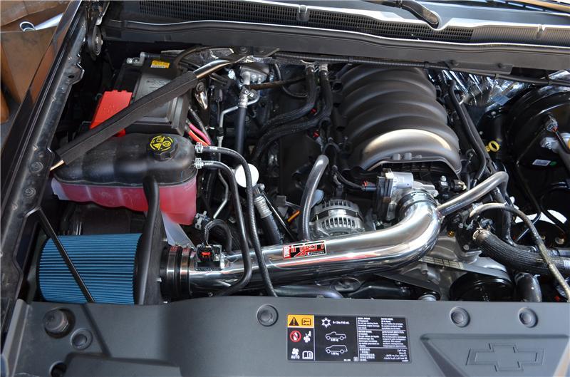 Injen 14-19 Chevy Silverado/GMC Sierra P/U 5.3L Polished Short Ram Intake w/ MR Tech & Heat Shield - DTX Performance