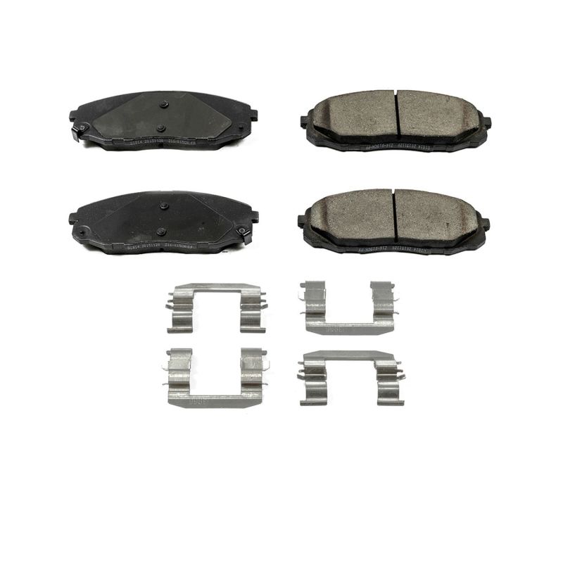 Power Stop 15-19 Kia Sedona Front Z17 Evolution Ceramic Brake Pads w/Hardware - DTX Performance