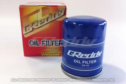 GReddy OX-03 Oil Filter - 3/4 -16UNF Inlet/ 65mm Diameter/90mm Tal for performance car parts and upgrades