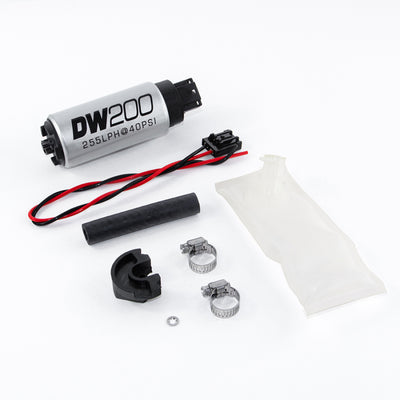 DeatschWerks 94+ Nissan 240sx/Silvia S14/S15 255 LPH DW200 In-Tank Fuel Pump w/ Install Kit - Performance Upgrade