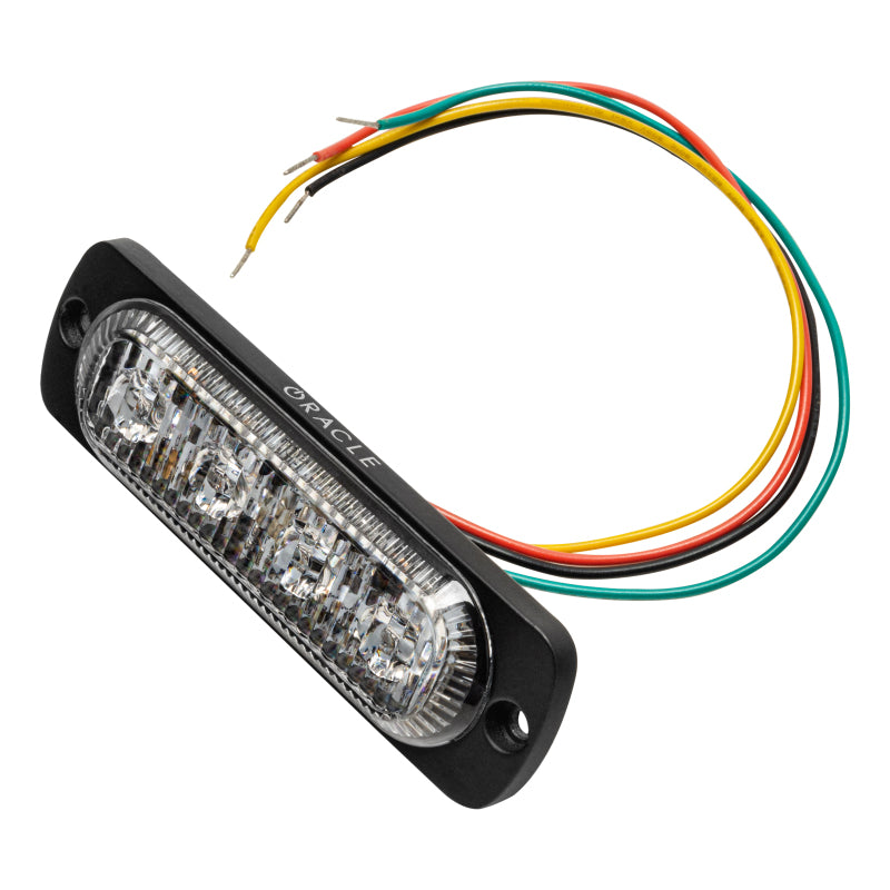 Oracle 4 LED Slim Strobe - Amber, perfect for performance car parts and veteran owned performance shop upgrades.