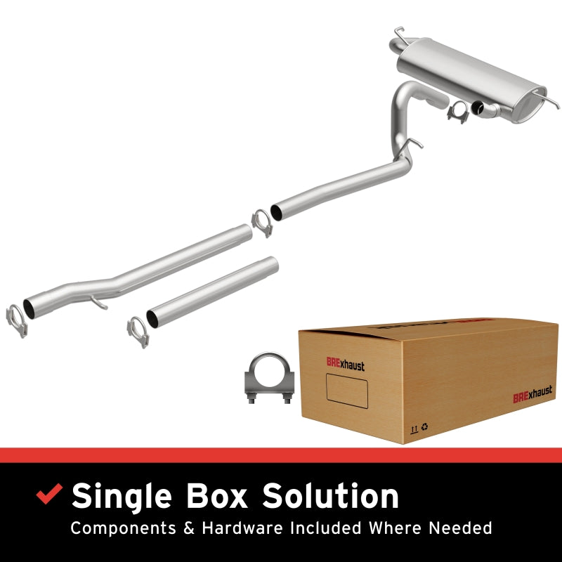 MagnaFlow BRE Exhaust Kit 07-11 Jeep Wrangler 3.8L components with box