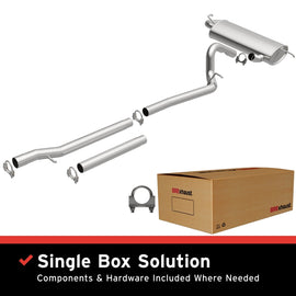 MagnaFlow BRE Exhaust Kit 07-11 Jeep Wrangler 3.8L components with box