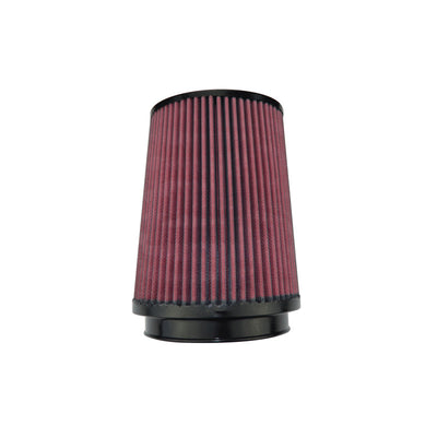 Injen High Performance Air Filter - 5 Black Filter 6 1/2 Base / 8 Tall / 5 1/2 Top for racing and street performance upgrades