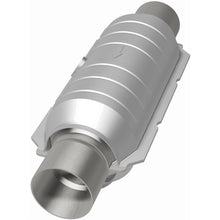 Load image into Gallery viewer, MagnaFlow Conv Univ 2in Inlet/Outlet Center/Center Round 11in Body L x 5.125in W x 15in Overall L performance car part.