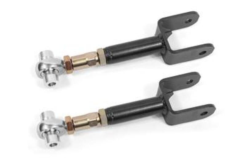 BMR 78-87 G-Body Upper Control Arms DOM On-car Adj Rod Ends - Black Hammertone - DTX Performance