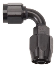 Load image into Gallery viewer, Russell Performance -10 AN Black 90 Degree Full Flow Hose End for performance car parts and high performance upgrades.