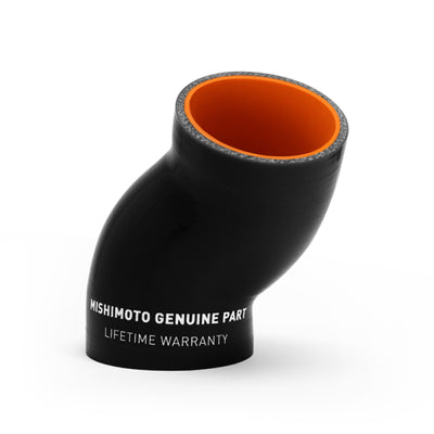 Mishimoto Subaru WRX Black Silicone Throttle Body Hose for high performance upgrades by DTX Performance. Enhance engine with aftermarket parts.