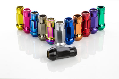 Wheel Mate Muteki SR48 Open End Lug Nuts - Orange 12x1.50 48mm in various colors, high performance auto parts, DTX Performance shop