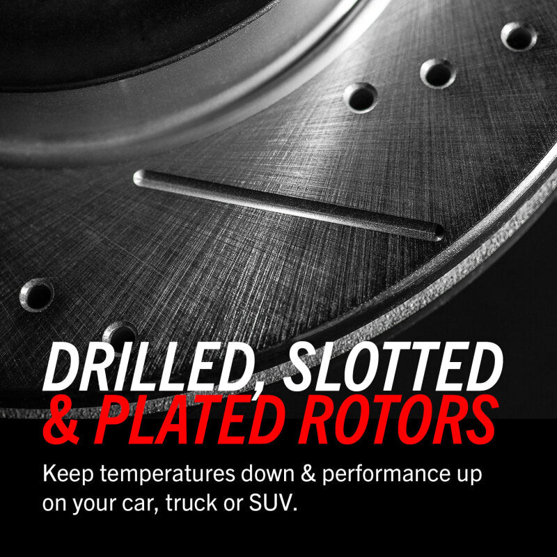 Power Stop 19-21 Cadillac XT4 Rear Evolution Drilled & Slotted Rotor - Pair - DTX Performance