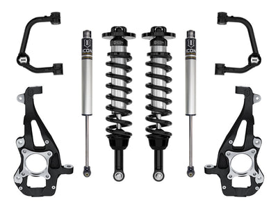 ICON 21-23 Ford F150 4WD 3.5-4.5in  Stage 1 Suspension System With Tubular Upper Control Arms