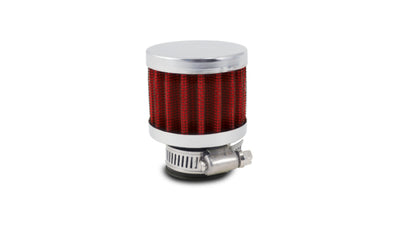Vibrant Crankcase Breather Filter w/ Chrome Cap 1.25in 32mm Inlet ID - Performance Car Parts by DTX Performance