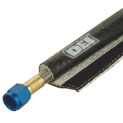 DEI Fire Wrap 3000 1in I.D. x 2ft thermal insulator sleeve for performance car wires at DTX Performance shop, enhancing engine protection.