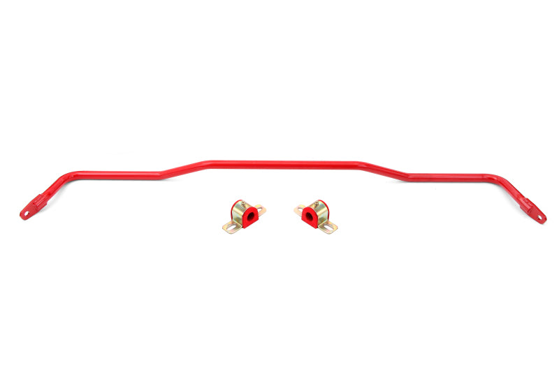 BMR 15-22 S550 Mustang Sway Bar Kit Rear Hollow 22mm Non-Adjustable Red - DTX Performance