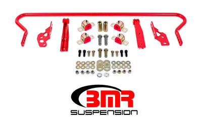 BMR 11-14 S197 Mustang Rear Hollow 25mm Adj. Sway Bar Kit w/ Bushings - Red, DTX Performance, racing suspension