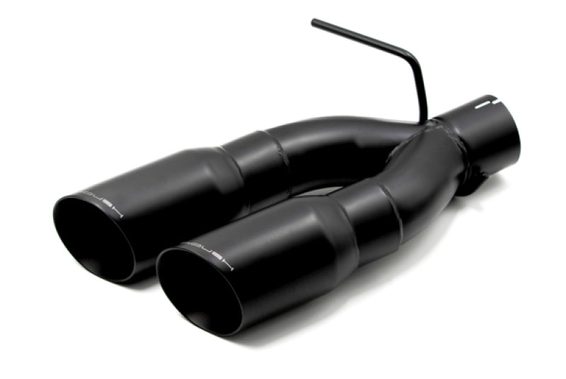 Roush 21-24 Ford F-150 5.0L 4in Black Exhaust Y Tip Kit