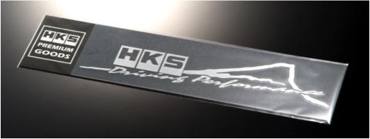 HKS HKS STICKER FUJIYAMA SILVER - performance car parts at DTX Performance, ideal for exhaust systems and racing suspension.