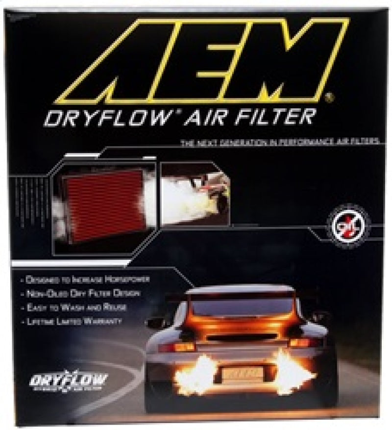 AEM 2015 Ford Mustang 2.3L/3.7L/5.0L Dryflow Air Filter from DTX Performance, ideal for tuning upgrades and high performance auto parts.