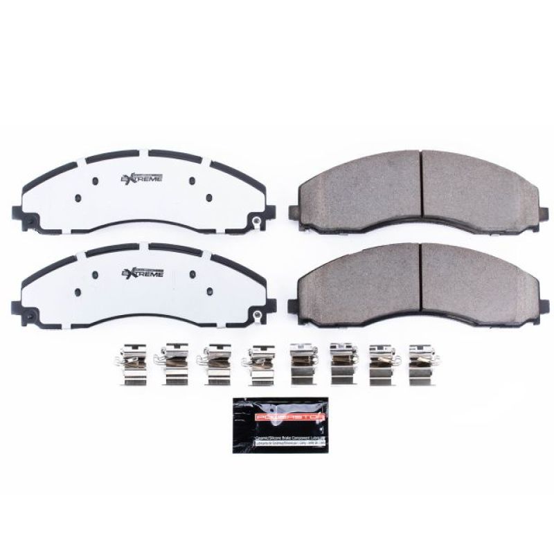 Power Stop 17-19 Ford F-450 Super Duty Rear Z36 Truck & Tow Brake Pads, high performance brakes, DTX Performance