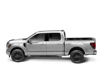 Load image into Gallery viewer, RealTruck 15-26 Ford F150 Super Crew / 17-26 F250/F350 SD Super Cab Traxio 4in Nerf Bars - Tex. Blk