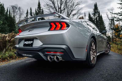MBRP 2024+ Ford Mustang GT Armor Pro 3in Street Profile Catback Exhaust - Stainless Steel Tips, performance car parts