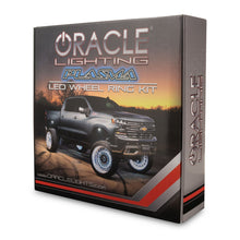 Load image into Gallery viewer, ORACLE Lighting LED Illuminated Wheel Rings - 16.5in PLASMA White box with truck image, performance car parts by DTX Performance
