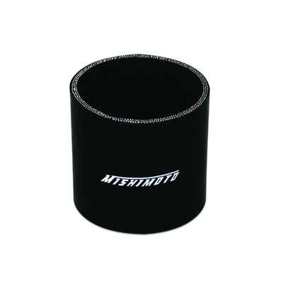 Mishimoto 2.75in Black Straight Coupler for performance car parts from DTX Performance, ideal for high performance auto parts and upgrades.