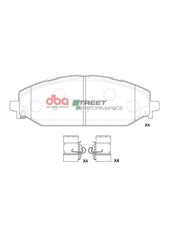 DBA 2022 Jeep Wagoneer SP Performance Front Brake Pads