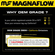 Load image into Gallery viewer, Magnaflow OEM Grade Catalytic Converter California compliance info for performance car parts by DTX Performance
