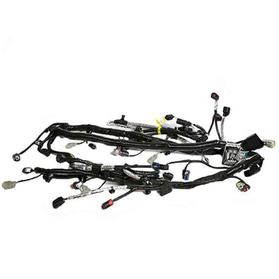 Ford Racing 5.0L Coyote Engine Harness for Automatic Transmission in black for auto upgrades