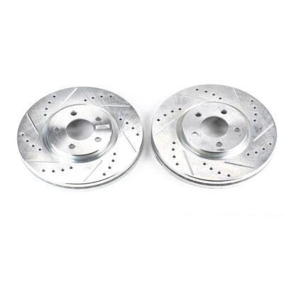 Power Stop 03-09 Chrysler PT Cruiser Front Evolution Drilled & Slotted Rotors - Pair for high performance brake upgrades