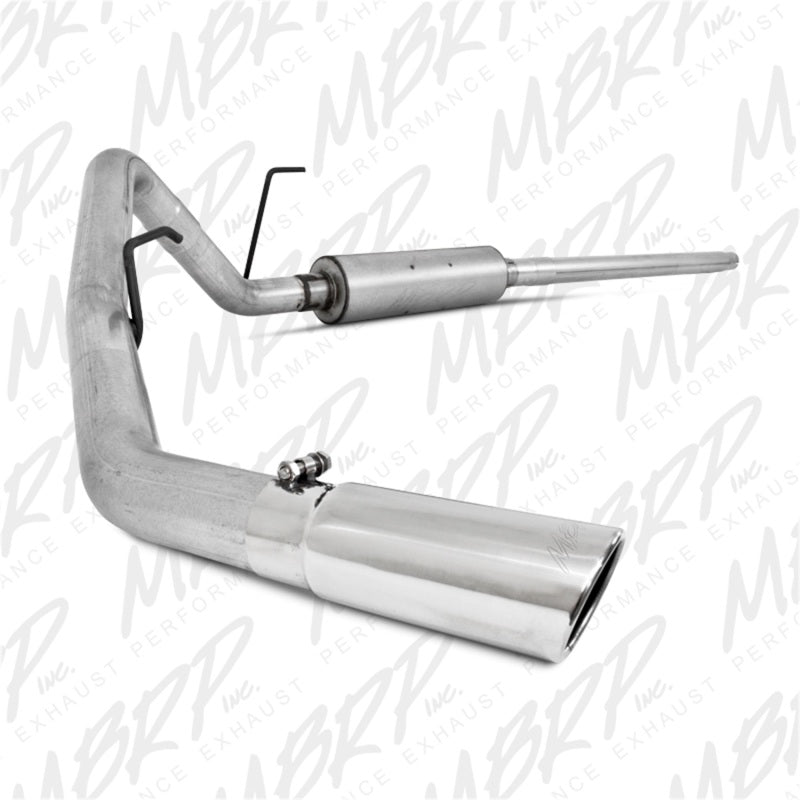 MBRP 2004-2008 Ford F150 EC/CC-SB Cat Back Single Side exhaust system from DTX Performance, high performance auto parts