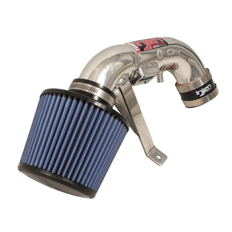 Injen 06-11 Honda Civic Hybrid 1.3L 4 cyl Polished Dyno-Tuned Air Intake w/ Web Nano-Fiber Filter - DTX Performance