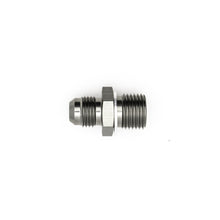 Load image into Gallery viewer, DeatschWerks 6AN Male Flare to M16 X 1.5 Male Metric Adapter (Incl. Crush Washer) - Titanium - DTX Performance