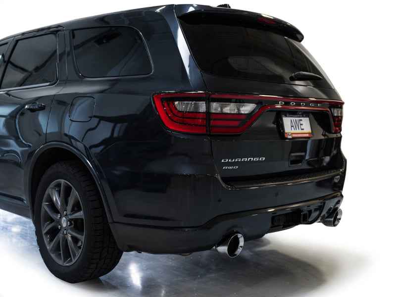 AWE Tuning 11-24 Dodge Durango 5.7L Touring Edition Exhaust w/ Chrome Silver Tips for performance car parts.
