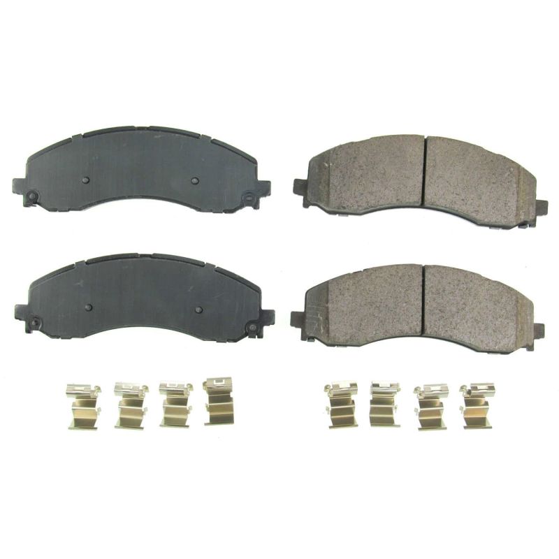 Power Stop 2019 Ram 2500 Front Z17 Evolution Ceramic Brake Pads w/Hardware - DTX Performance