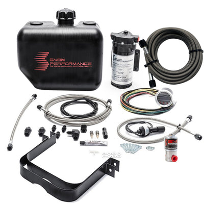 Snow Performance 2.5 Boost Cooler Water Methanol Injection Kit w/ SS Brd Line & 4AN Fittings for performance car upgrades