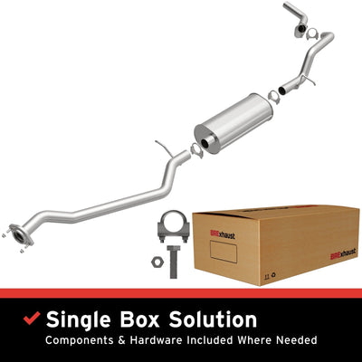MagnaFlow BRE Exhaust Kit 02-07 Silverado Sierra with included gaskets, clamps, and mandrel bent pipes for superior exhaust flow.