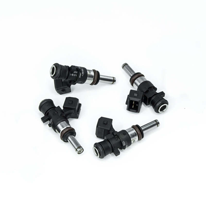 Deatschwerks Bosch EV14 Universal 40mm Compact Matched Set of 4 Injectors 500cc (Extended Nozzle) - DTX Performance