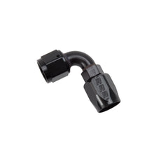 Load image into Gallery viewer, Russell Performance -8 AN Black 90 Degree Full Flow Hose End for high performance auto parts and racing upgrades at DTX Performance.