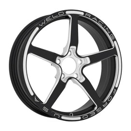 Weld Alumastar 1-Piece 18x6 / 5x120 BP / 3.2in BS Gloss Black Milled Wheel