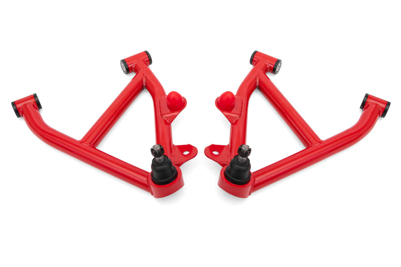 BMR 82-92 GM F-Body A-Arms Lower DOM Non-Adj Delrin Bushings Coilover - Red - DTX Performance