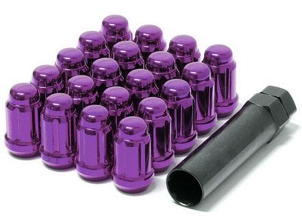 Wheel Mate Muteki Closed End Lug Nuts - Purple 12x1.50, high performance car parts, DTX Performance, veteran owned performance shop