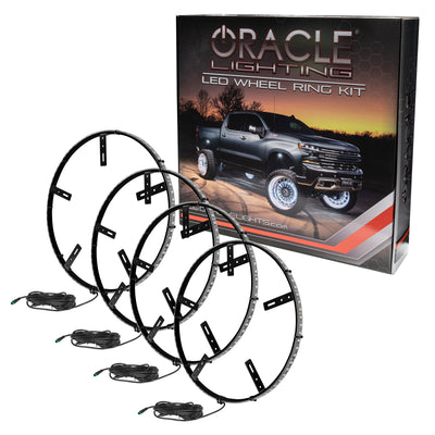 ORACLE Lighting LED Illuminated Wheel Rings - ColorSHIFT RGB+W for high performance cars, DTX Performance, tuning upgrades