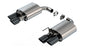 Borla 2024 Ford Mustang GT 5.0L V8 w/ Active Exhaust S-Type Axle-Back Exhaust System - Black Chrome, performance car parts by DTX Performance